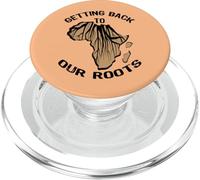 Retour à nos Racines Design du Patrimoine Africain PopSockets PopGrip pour MagSafe