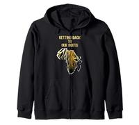 Retour à nos Racines Design du Patrimoine Africain Sweat à Capuche