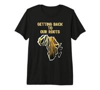 Retour à nos Racines Design du Patrimoine Africain T-Shirt Haut de Gamme