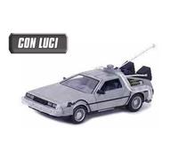 Retour Au Futur 1 Delorean Time Machine Avec Lumières 1:24 Model Jada Toys