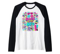 Retour aux années 80 Retro Vintage années 80 Nostalgie Pop Manche Raglan