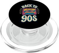 Retour aux années 90 Mixtape Retro Music Cassette Throwback Design PopSockets PopGrip pour MagSafe