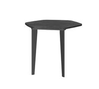 Retour convivialité hexagonal pour bureau direction Fusion - L.92 x P.100 cm - Noir