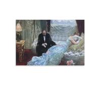 Retour De Bal Henri Gervex Poster sur toile Décoration murale Décoration d'intérieur 30 x 45 cm