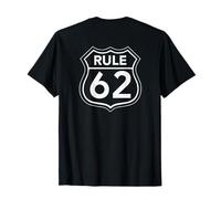 Retour imprimé Règle 62 Alcoholics AA Anonymous Living Sobriety T-Shirt
