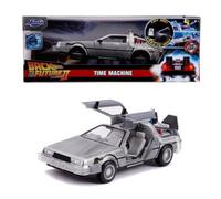 Jada Voiture miniature DeLorean Time Machine Retour vers le futur 2 1:24 avec lumières
