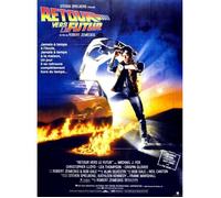 RETOUR VERS LE FUTUR Affiche Cinéma Originale Petit format 53x40cm Movie Poster Mickael J. Fox