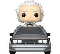 Retour vers le futur - Figurine POP! Rides Deluxe Doc w/Time Machine 9 cm
