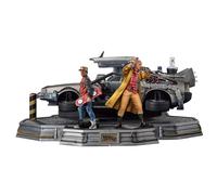 Iron Studios Back To The Future Part Ii Diorama Deluxe Scale Figure Marron