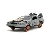 Retour Vers Le Futur Iii - Réplique Métal 1/32 Delorean Time Machine Railroad Wheels