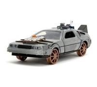 Retour vers le Futur III - Réplique métal 1/32 DeLorean Time Machine Railroad Wheels