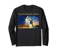 Retour vers Le Futur Où Nous Allons, Nous n'avons Pas Besoin de Routes Manche Longue, Unisexe pour Adultes, Noir, M