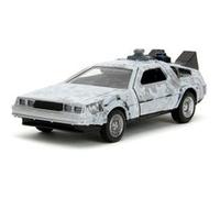Jada - Voiture miniature - DeLorean Time Machine (Retour vers le Futur) 1:32 - Réplique métal Frost