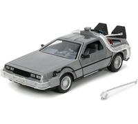 Retour vers le Futur Temps Machine Lumineux 1:24 Die sous Pression Véhicule