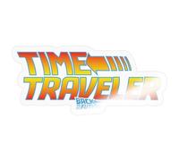 Retour Vers Le Futur Voyageur Dans Le Temps Autocollant Sticker
