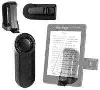 Retourneur de page à distance avec support pour liseuses Kindle Paperwhite Scribe Oasis Kobo - Clicker silencieux pour iPhone, iPad, tablettes, lecture, téléphone, appareil photo, enregistrement vidéo