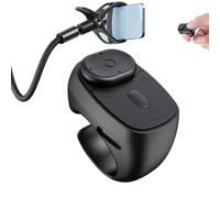 Retourneur de page - Bague de défilement à distance | Clicker pour appareil | Déclencheur à anneau pour téléphone et tablette, défilement automatique mains libres de type C rechargeable pour lecture de
