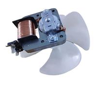 retourneur de stores Yz-e6 Moteur avec lame de ventilateur, moteur de ventilateur à four à micro-ondes, moteur de lame de ventilateur de refroidissement, moteur d'arbre de 2,5 cm de long rotation du v