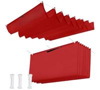 Rétractable 1x1. Imperméable eUV Protect TearResintCanopy forGar & Comprend des œillets et une corde Rouge