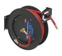 Rétractable Air Tuyau Métal Bobine 15m Ø10mm Référence Caoutchouc SA841 Sealey