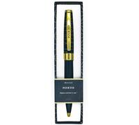 Retractable Ballpoint Pen "For Toi" - Midnight Blue And Gold - Unique Personalized Gift - Comfortable Grip - Strong Symbolic - Elegant Gift Box