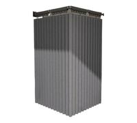 Retractable Bathtub Curtain Bar - 100cm Specification Telescopic Tension Support for Hotel, Heavy Duty Punch-Free Installation for Wet Room, Modern Arc Design Rail for Counter Home Showering Enclosure