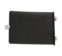 Retractable Car Sun Shade - Self Retracting Windshield Shield, Heat Resistant Vacuum Suction Mount, Reflective Aluminum Thermal Barrier, Hand Quick Store Cover, Adjustable Fit | for SUV