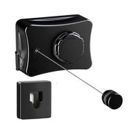 Retractable Clothesline, 16.7 Ft Heavy Duty Travel Clothesline, Wall Mounted Portable Laundry Lines for Camping, RV, Shower Room, and Home 16.7 Ft Retractable Clothesline, Heavy Duty Portable Laundry