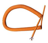 Retractable Coil Cable Polyurethane Jacket 3 Core 17AWG 1.0mm² Bare Copper Multiple Sizes 1-20 Meters(Stretch 14 Meters)(Stretch 20 Meters)