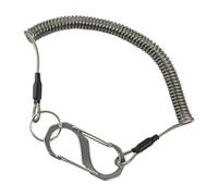 Rétractable : corde solide durable, facile à utiliser, design de sécurité anti-perte, portable | Support d'engrenage pour tiges, pinces, kayak, pagaie, navigation, plein air