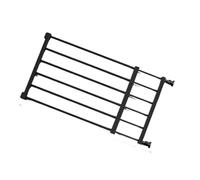 Retractable Dog Gate Extra Wide Pet Fence Playpen Extends to 39.37 inches Drill-Free Pen for Living Room(Black 2)