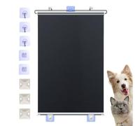 Retractable Dog Gate - Wide Lightweight Scratch-Resistant Barrier | Long-Lasting Retractable and Pet Fence for Indoor Outdoor Hallway, Garage, Deck, Porch, Room, Kitchen, Home Safety Protection