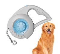Retractable Dog Lead, Automatic Extending Tug Rope, 5m Walking, Chew-Proof, Non-Slip Handle, 18x11cm/7.09x4.33 inches Ideal for Small to Medium Breeds Abs + Nylon Rope