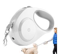 Retractable Dog Leads, LED Automatic Telescopic Traction Rope, Adorable Non-Slip Handle Outdoor Training Tool for Camping, Sports, Hiking, and Walking, Telescopic Traction Rope for Dogs