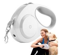 Retractable Dog Leads, LED Dog Traction Rope, Automatic Telescopic Dog Leash, Non-Slip Handle Dog Lead, Outdoor Dog Training Leash, Hiking Dog Leash with Light, Durable Retractable Dog Lead,