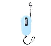 Retractable Dog Leash Heavy Duty | Smooth Function Lock & Reflective Tape for Night Security | Nylon Leash for Large Dogs/Walking/Hiking | Secure Grip Handle, 2 Meter Length (Light Blue)