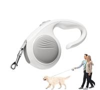 Retractable Dog Rope, Outdoor Walking Leashes, Anti-Slip Handle, Ergonomic 360° Swivel Pet Leashes Outlet for Camping and Daily Walks, 7.09 inches, Gray, Pink, Green