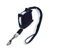 Retractable Dog Rope - Strong Nylon Cord Leash, Anti Design | 4.59 Ft Long Dog Walking Strap with Big Grip Holder for Large Medium Pets Obedience Training Hiking Yard Jogging Usage