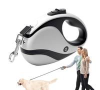 Retractable Dog Rope, Tractor Pet Tape with USB Flashlight, Walking Traction Rope & Ergonomic Training Harness, for Small & Medium Pets,1.97x4.72x7.09 inches