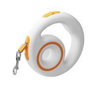 Retractable Dog Traction Rope, Heavy-Duty Cat Walking Lead, Shock-Absorbing Training Cord, Non-Slip Ergonomic Grip for Night Walks, Outdoor, Camping, Hiking, 5.71 inches