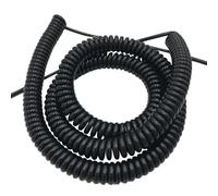 Rétractable Élastique Câble électrique extensible à ressort spiralé 15 AWG à 2 conducteurs de 1,5 mm² for une utilisation polyvalente Télescopique Bobine(Stretch 3 meters)