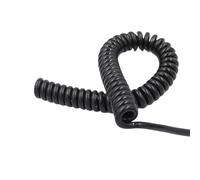 Rétractable Élastique Câble électrique télescopique spiralé à 3 conducteurs de 2,5 mm², 13 AWG, à ressort extensible Télescopique Bobine(Stretch 3 meters)
