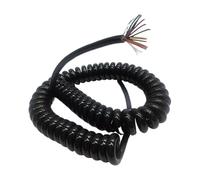 Rétractable Élastique Câble télescopique spiralé à 12 conducteurs 22 AWG 0,3 mm² avec blindage à ressort extensible Télescopique Bobine(Stretch 4 meters)