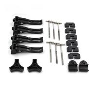 RéTractable ÉTagèRe ArrièRe Coffre Couvercle De Tonneau Camion Accessoire D'installation Remplacement pour Lit Rigide À Trois Et Quatre Volets avec Vis Boulon en T