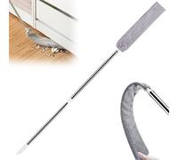 Retractable Gap Dust Cleaner, Dust Cleaner Retractable Gap Dust Cleaning Artifact, Removable and Washable Microfiber Hand Duster for Cleaning with Bendable Head (1*Dust Cleaner+1*Replacement Cloth)