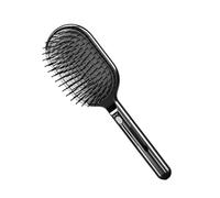 Retractable Hair Brush, Air Cushion Comb, 9.45x3.15 Inches Self-Cleaning Massage Comb, Portable Scrape for Thick and Long Hair, Women and Girls, Gold/Black