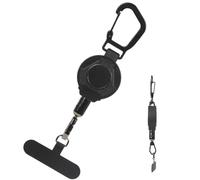 Rétractable Lanière Portative Robuste Multifonction | clips anneau de clés Pour Pêche Camping Randonnée Pique-Nique Sports Course À Pied Hommes Infirmiers