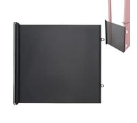 Retractable Mesh Gate - Sliding Safety Barrier For Pets | No Drilling Extendable Fence For Porch Hallway Balcony | Indoor Stair Shield For Dog Jump Control | Foldable Entryway Guard For Garage Doorway