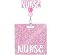 Rétractable Nid Card Carte Badge Badges Infirmiers Scintillants Badges Pour Hôpitaux De Bureau Rétractables Cartes D'infirmières Bobines
