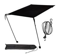 Retractable Patio Awning - Adjustable Clip on Sunshade Travel Beach Sun Umbrella Folding Chair Sunshade Outdoor Canopy for Camping Fishing Beach Picnic